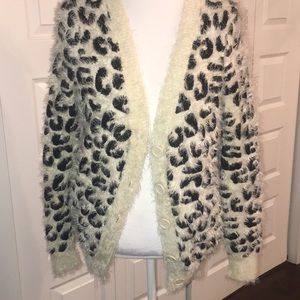 POL cheetah sweater